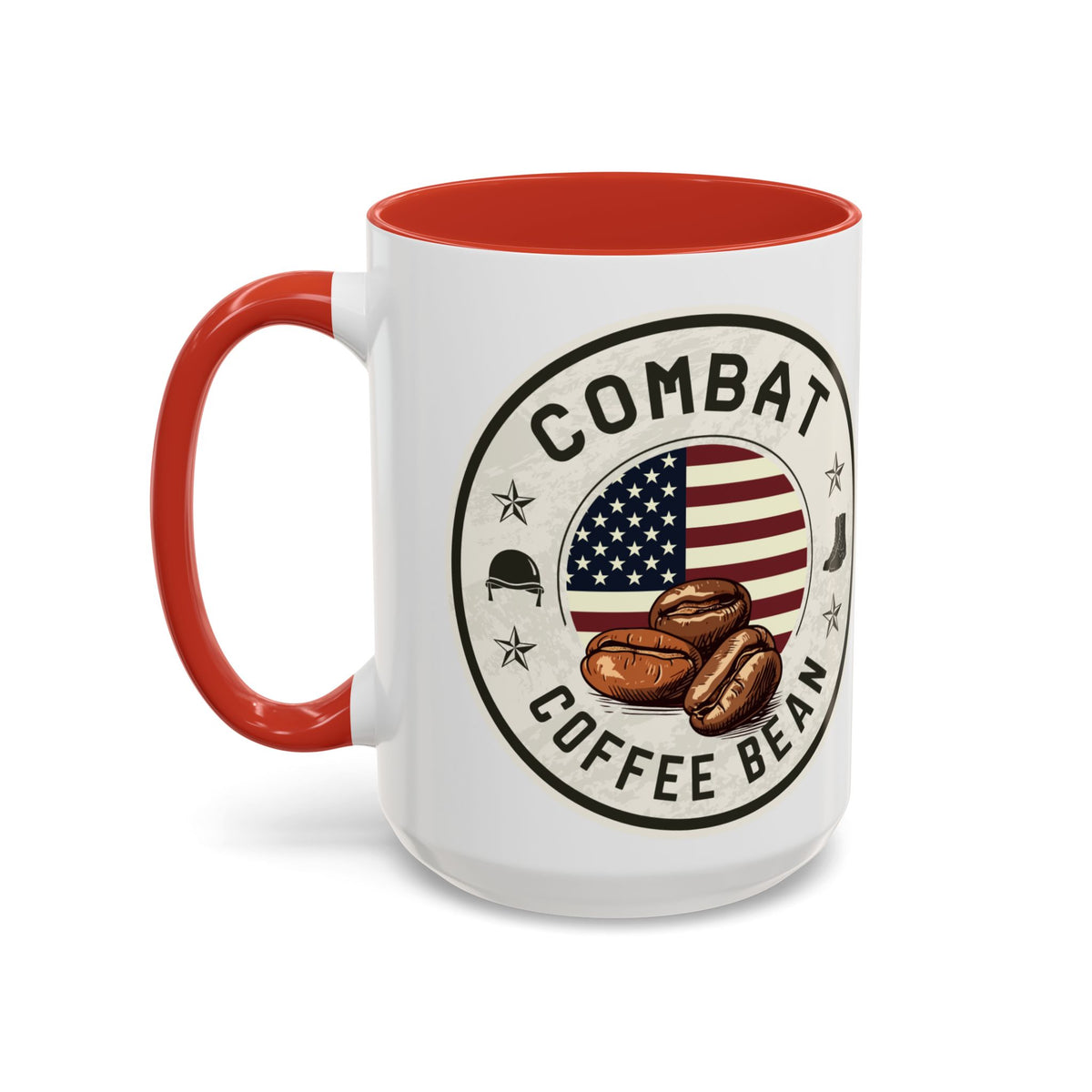 Combat Coffee Mug - Dog Lover's Ceramic Cup with Boxer Design