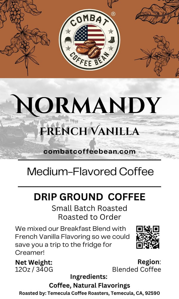 Normandy - Blended - Medium Roast - Natural French Vanilla - Flavored