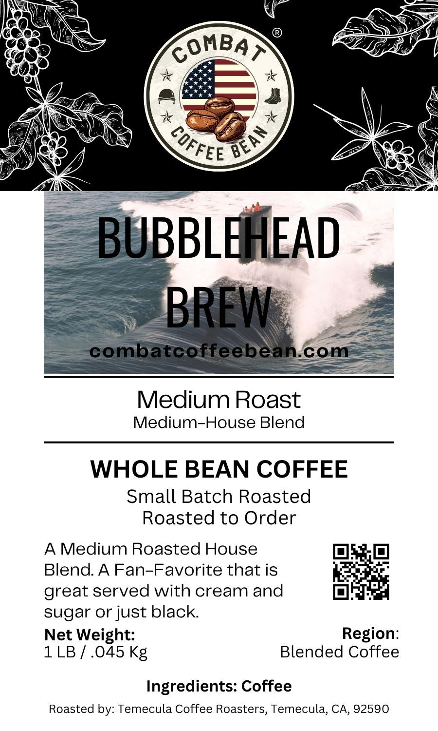 BUBBLEHEAD BREW  - Medium Roast - Blend