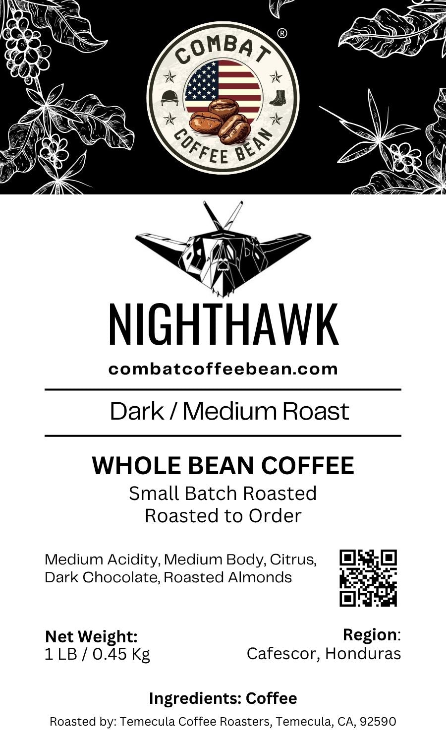 Nighthawk - Honduran - Medium / Dark Roast