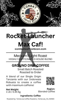 Rocket Launcher Max Caf! - Blended - Light / Medium Roast