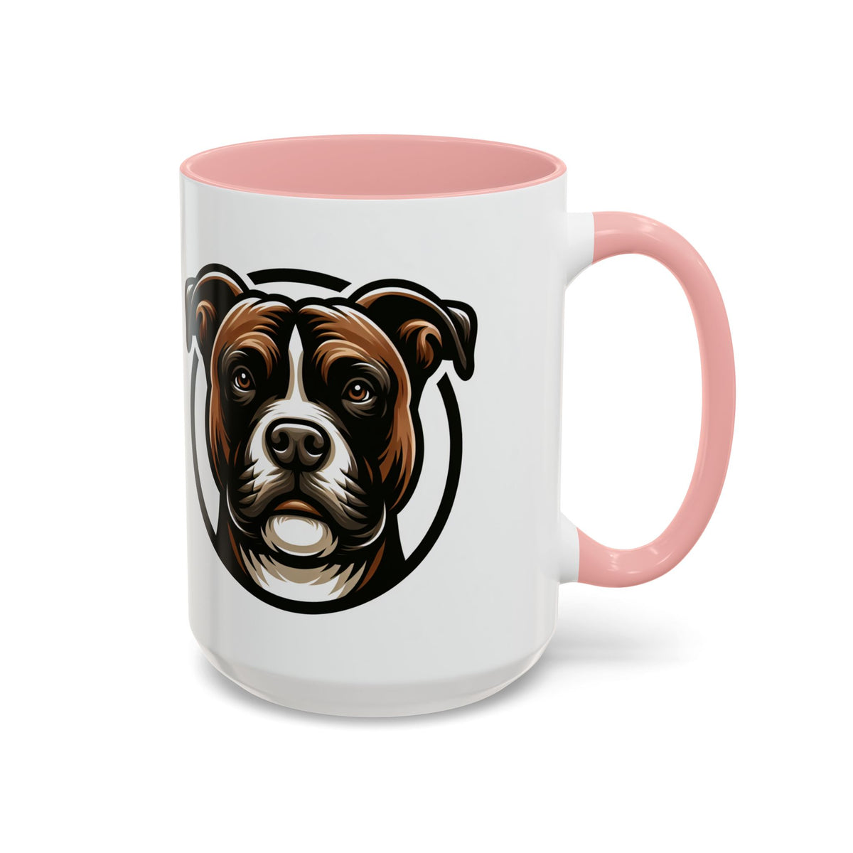 Combat Coffee Mug - Dog Lover's Ceramic Cup with Boxer Design