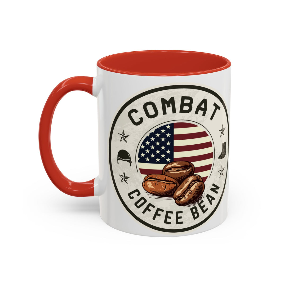 Combat Coffee Mug - Dog Lover's Ceramic Cup with Boxer Design