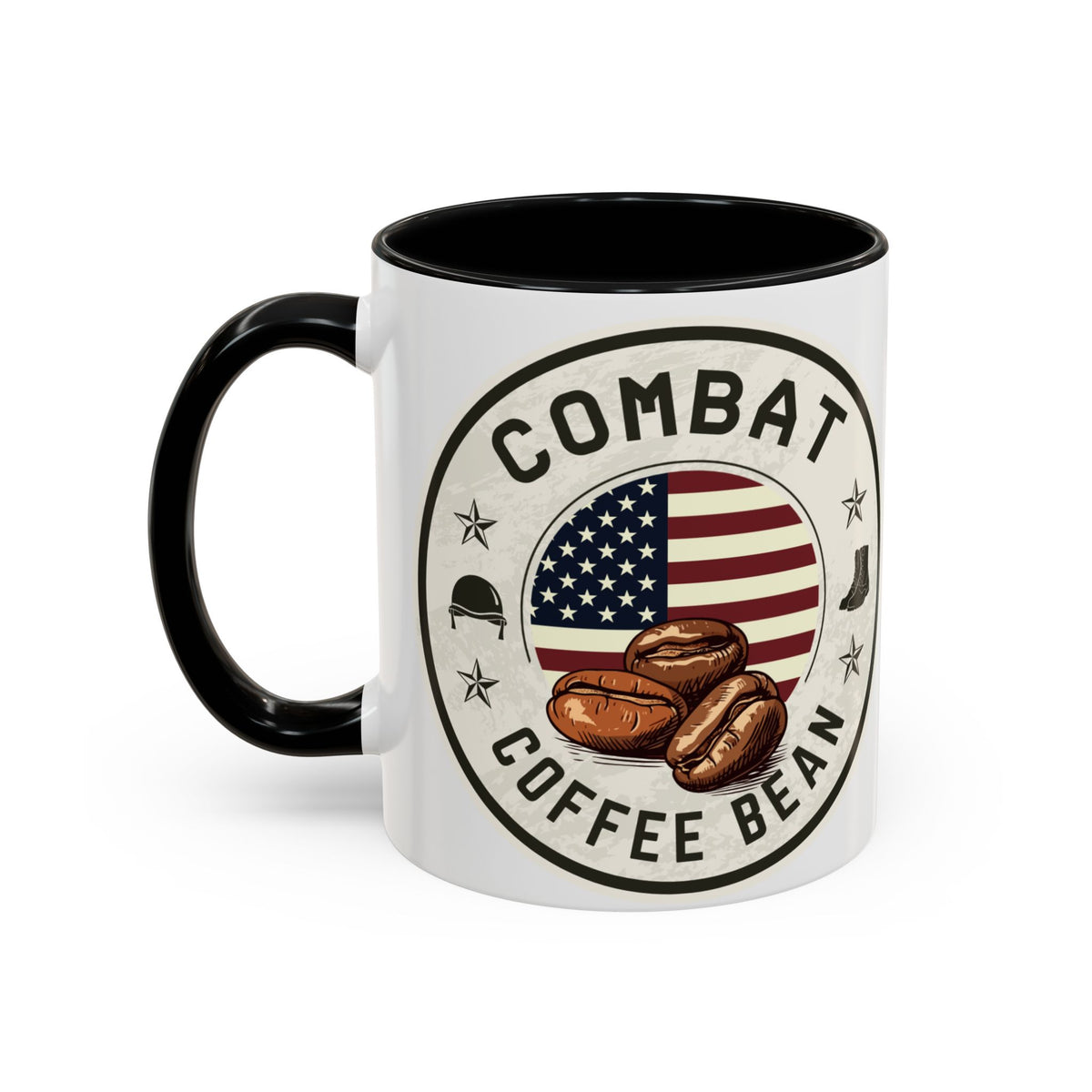 Combat Coffee Mug - Dog Lover's Ceramic Cup with Boxer Design