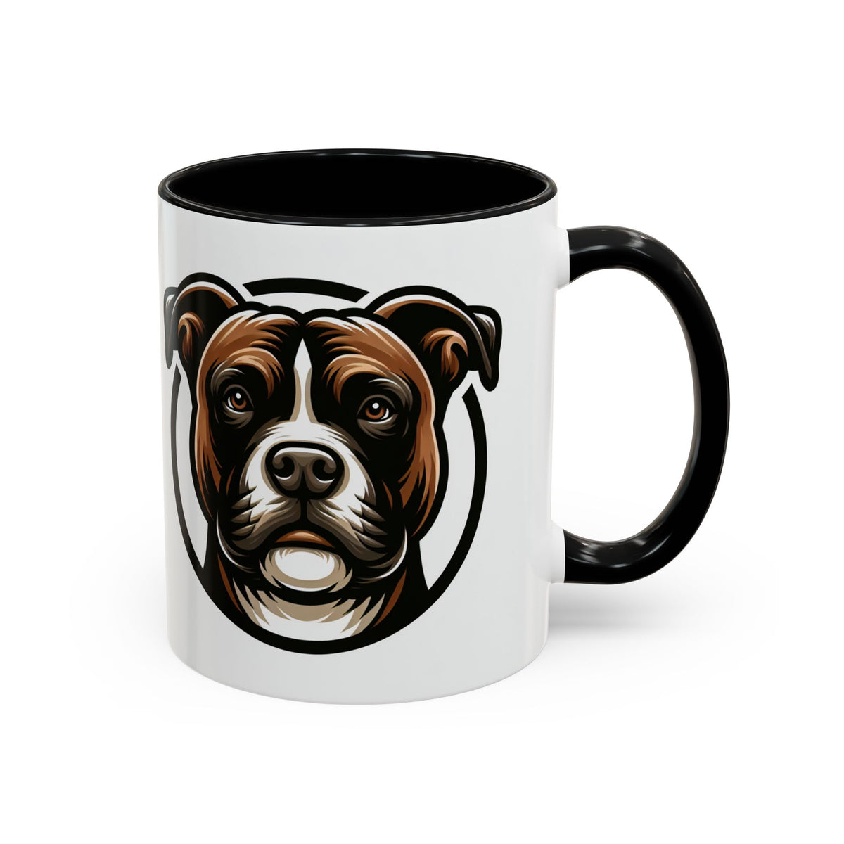 Combat Coffee Mug - Dog Lover's Ceramic Cup with Boxer Design