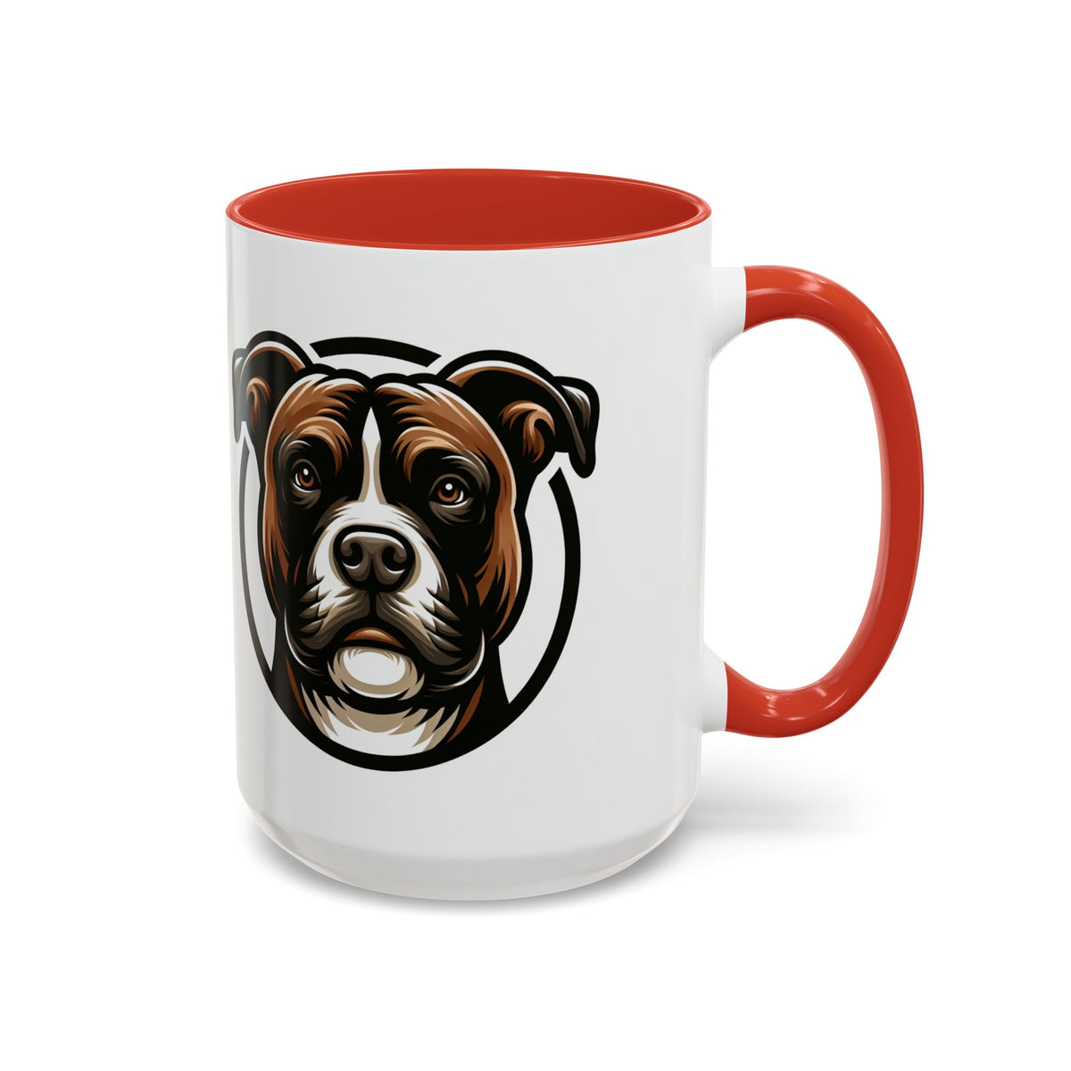 Combat Coffee Mug - Dog Lover's Ceramic Cup with Boxer Design