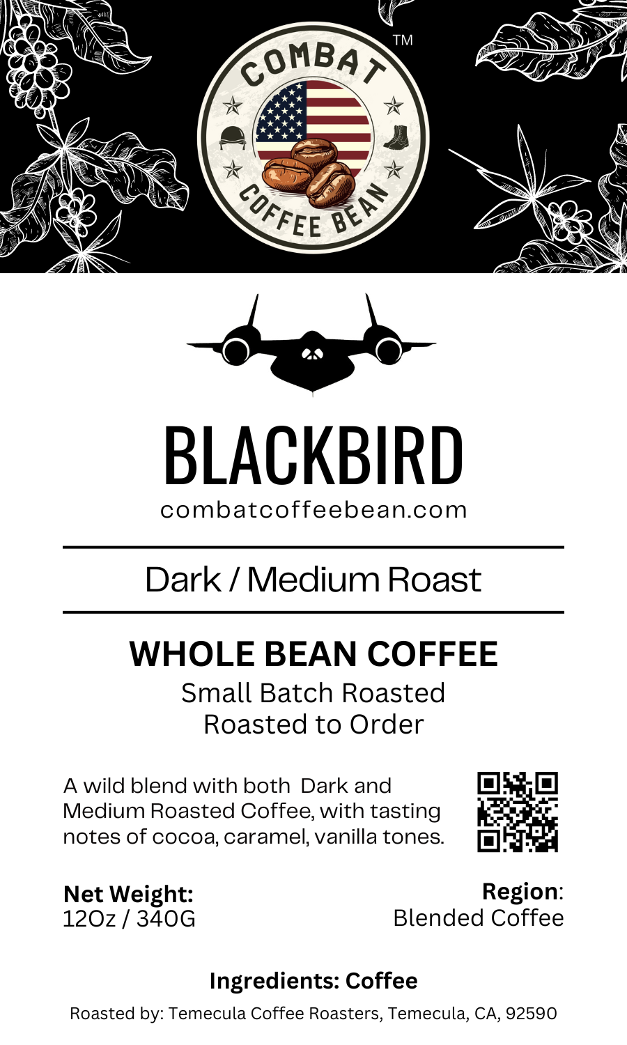 Blackbird - Blended - Medium / Dark Roast Blend