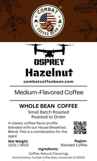 Osprey Hazelnut - Medium Roast - Flavored Coffee (Naturally Flavored Hazelnut)