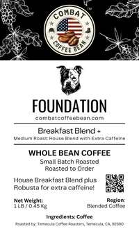 Foundation – Breakfast Blend Plus – Extra Caffeine Blend