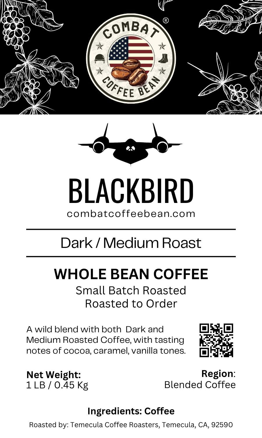 Blackbird - Blended - Medium / Dark Roast Blend