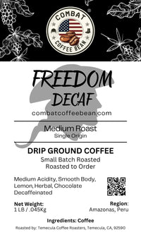 Freedom Decaf - Peruvian - Medium Roast