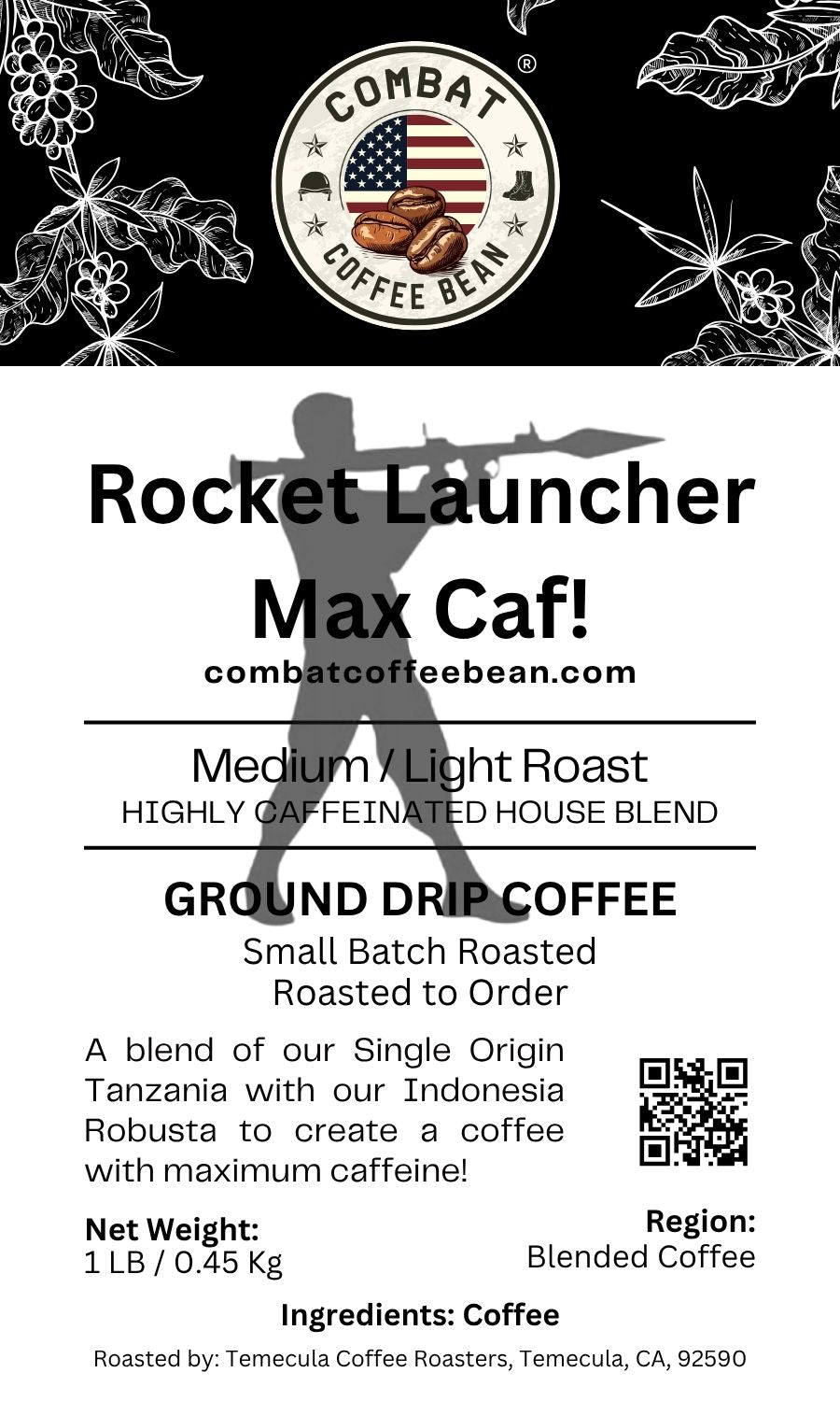 Rocket Launcher Max Caf! - Blended - Light / Medium Roast