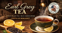 Earl Grey Tea (Orange, Floral, Malt, High Astringency, High Body, Medium Sweetness)